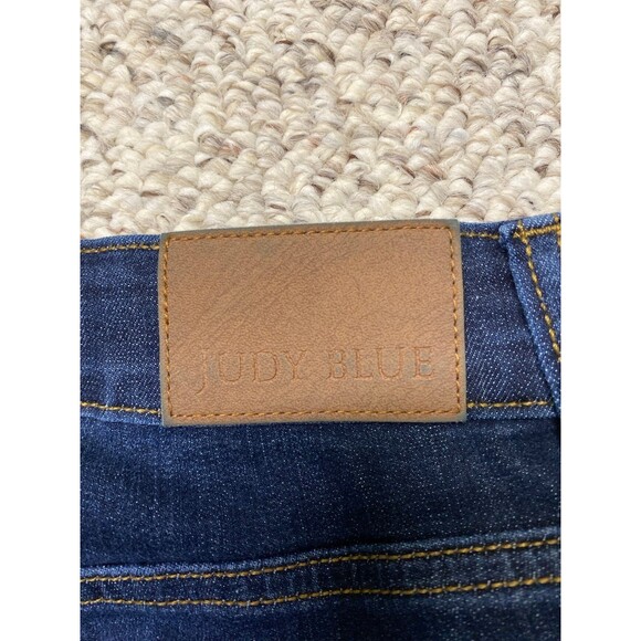 Judy blue High-Rise Straight Fit Size 14W Dark Wash Style JB82627 - Picture 7 of 9